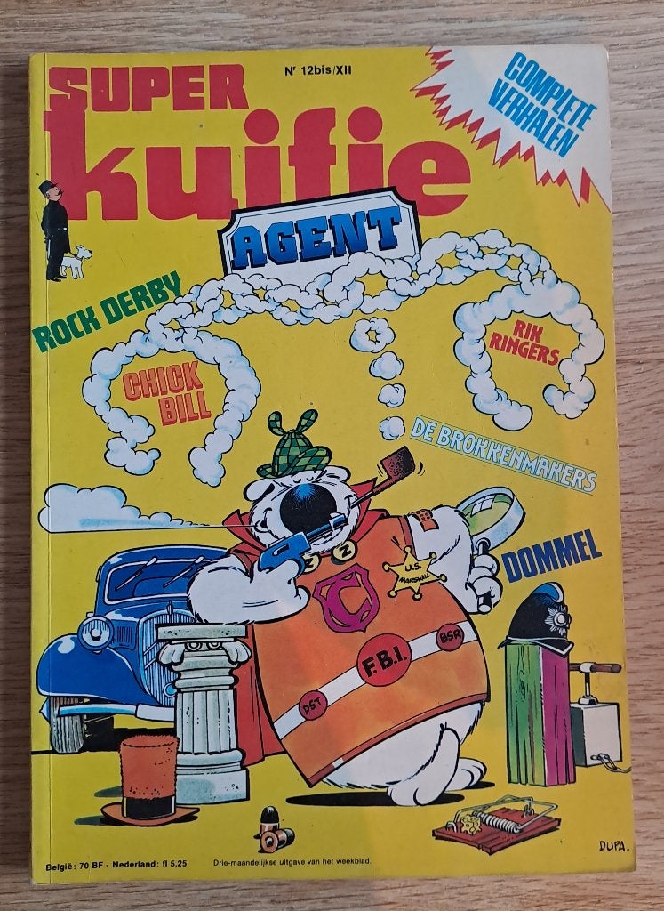 12 - Super Kuifje - Agent, Boeken, Stripverhalen, Gelezen, Eén stripboek, Ophalen of Verzenden, Diverse Auteurs