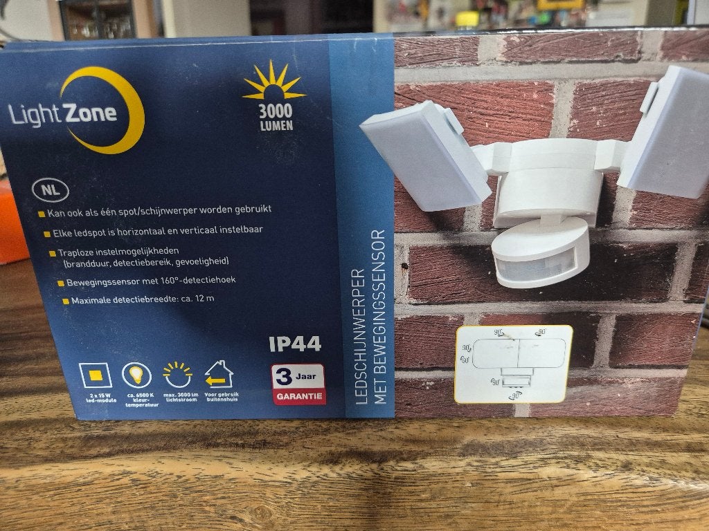 Led schijwerper 2 stuks, Tuin en Terras, Buitenverlichting, Ophalen, Nieuw, Led