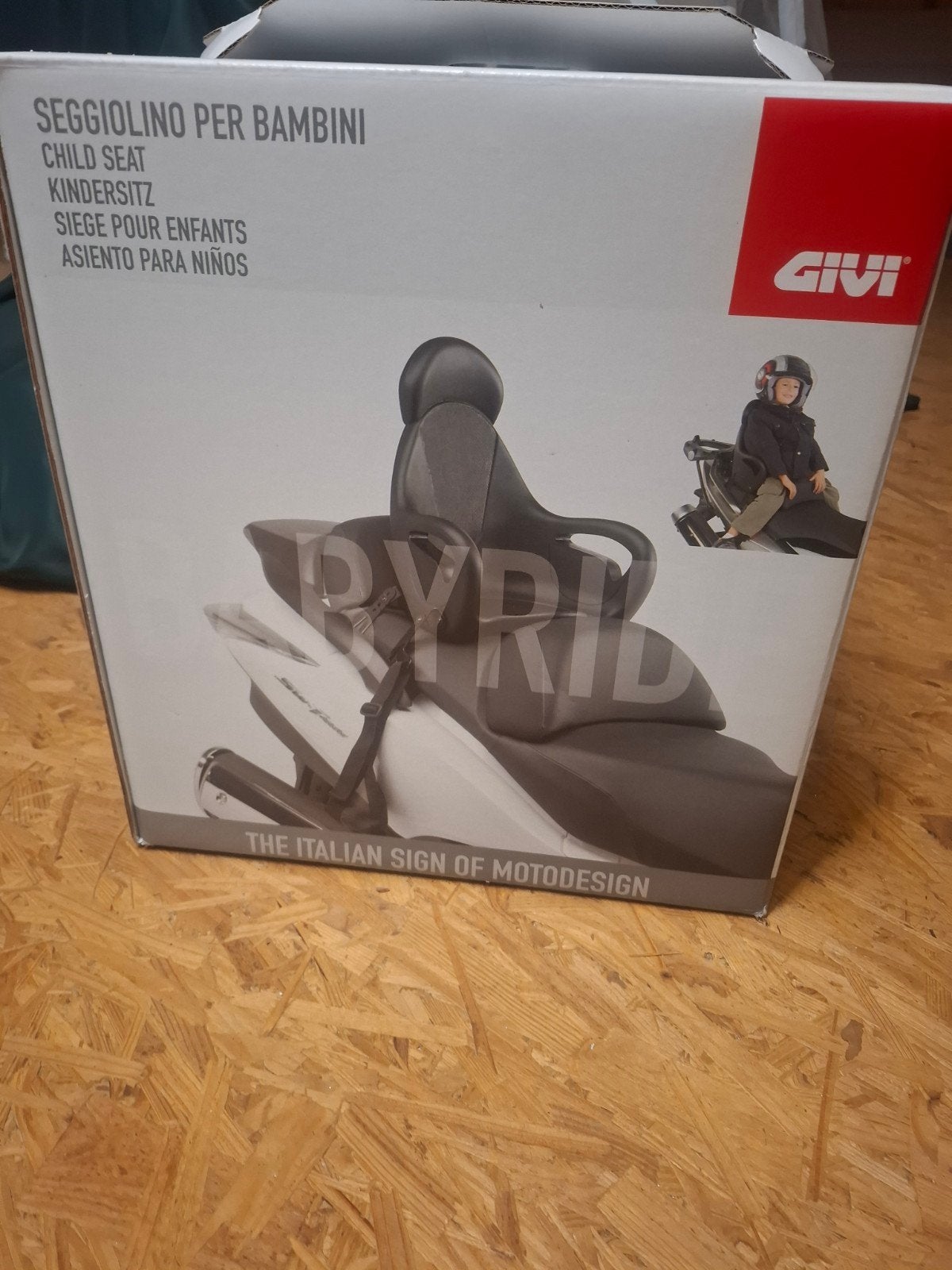 Kinderzitje voor motor, Kinderen en Baby's, Ophalen, Zo goed als nieuw, Gordel(s)
