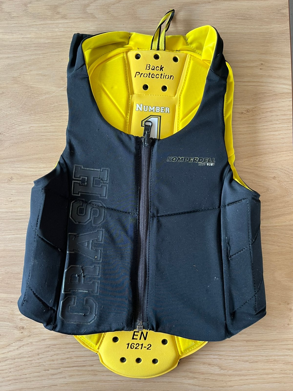 Komperdell bodyprotector kind 128, Dieren en Toebehoren, Paardrijkleding, Ophalen, Gebruikt, Kinderen, Geel