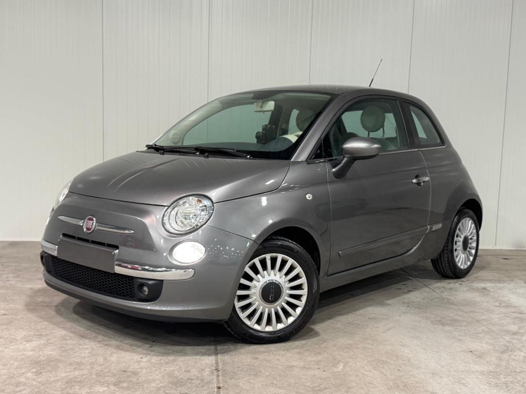 Fiat 500 - 135.000 km - 2012 - benzine - carpass - GARANTIE, Auto's, Euro 5, Bedrijf, Grijs, Radio