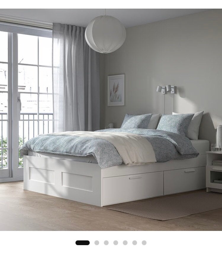 Ikea Brimnes 160x200 à donner, Maison & Meubles, Chambre à coucher | Lits, Enlèvement, Utilisé, 200 cm, Deux personnes