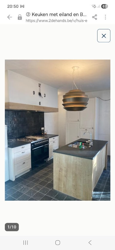 Landelijke keuken, Maison & Meubles, Cuisine | Cuisines complètes, Granit ou Pierre, Comme neuf, Enlèvement, Autres types