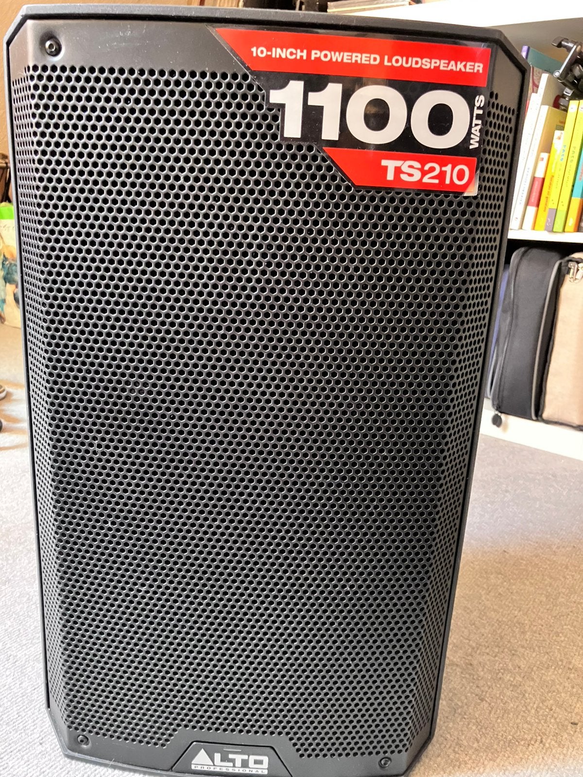 1 actieve speaker Alto professional ts210 speaker, TV, Hi-fi & Vidéo, Enceintes, Enlèvement, Utilisé
