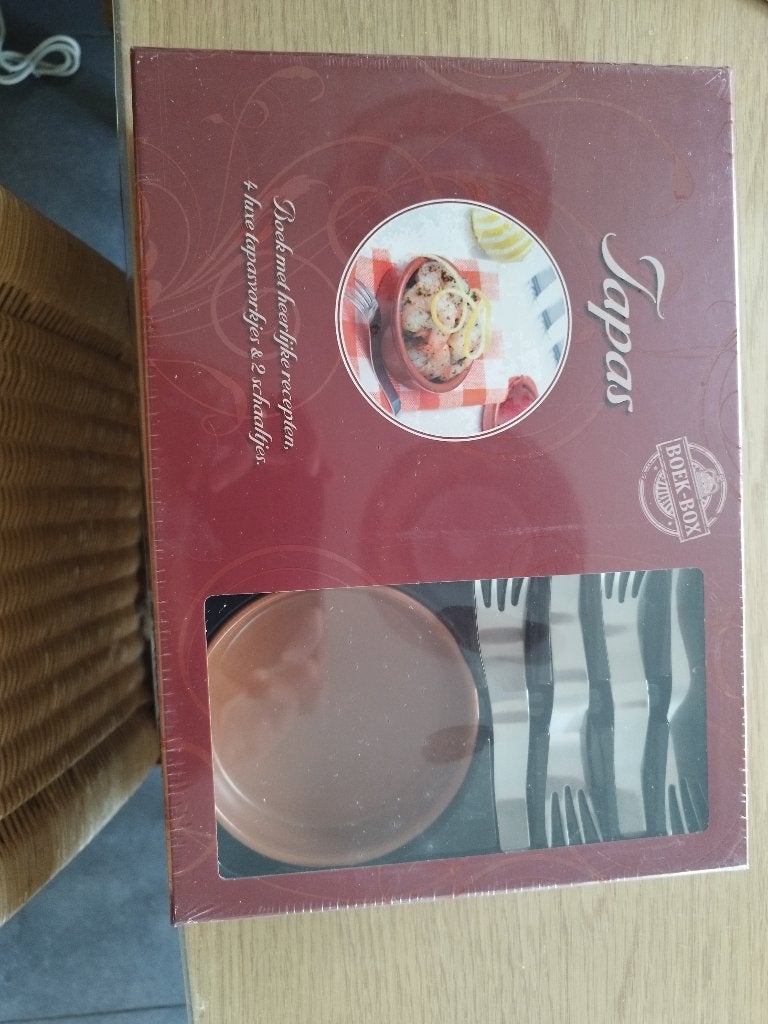 tapas boekbox, Maison & Meubles, Cuisine | Couverts, Enlèvement, Autres types, Autres matériaux, Neuf