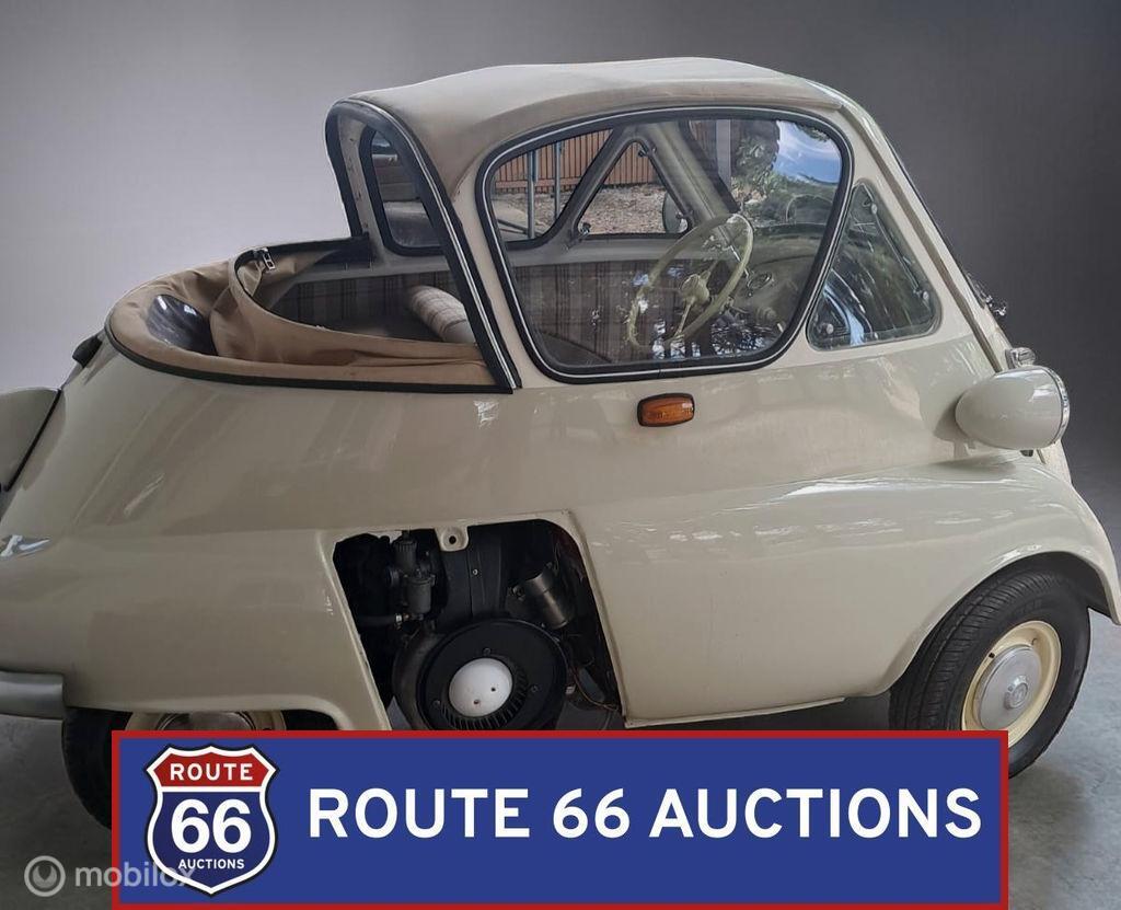 BMW Isetta 300 | 1960 | Route 66 Auctions, Auto's, Zwart, Bedrijf, Handgeschakeld, Overige carrosserie