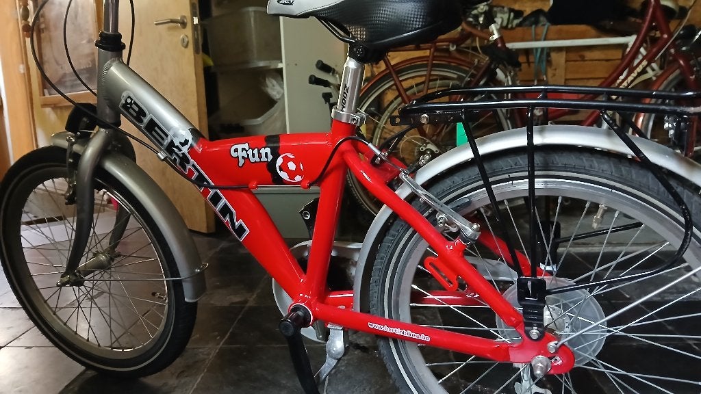 Kinderfiets Bertin jongen, Fietsen en Brommers, Ophalen, 16 tot 20 inch, Bertin, Zo goed als nieuw