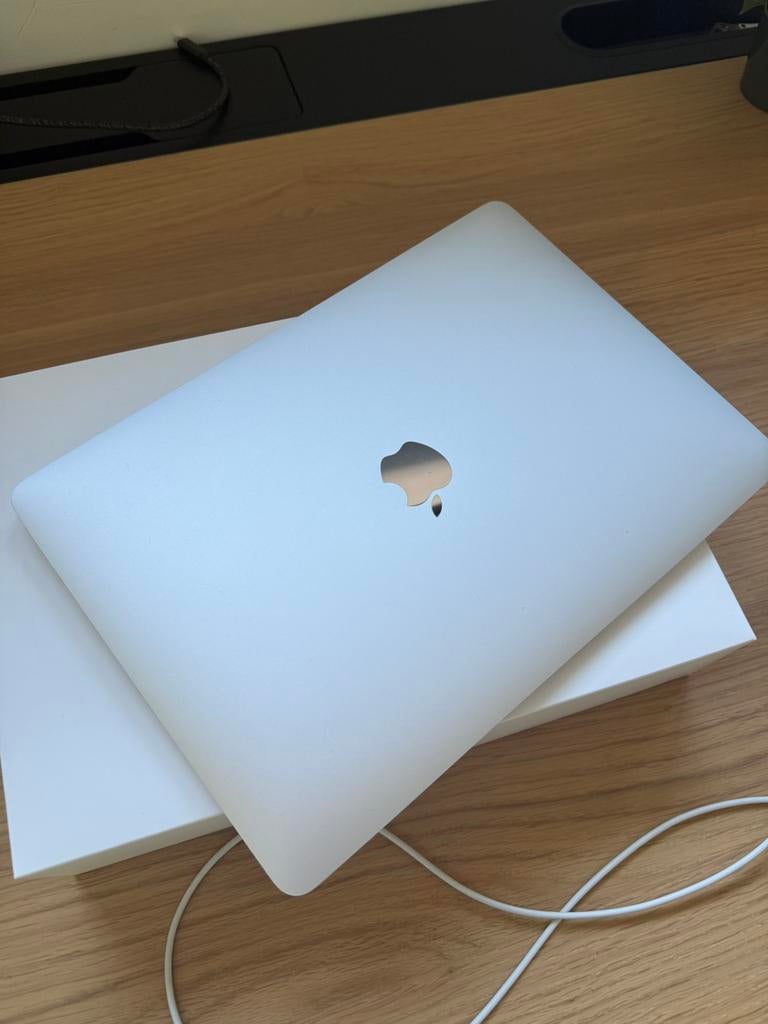 Macbook air m1 zilver 256gb 13 inch, 256 GB, Comme neuf, Azerty, 8 GB