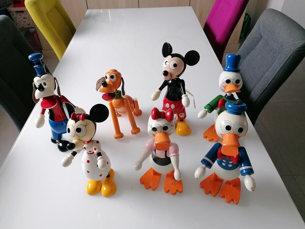 Antieke Walt Disney spaarpotjes, Collections, Disney, Comme neuf, Statue ou Figurine, Mickey Mouse, Enlèvement