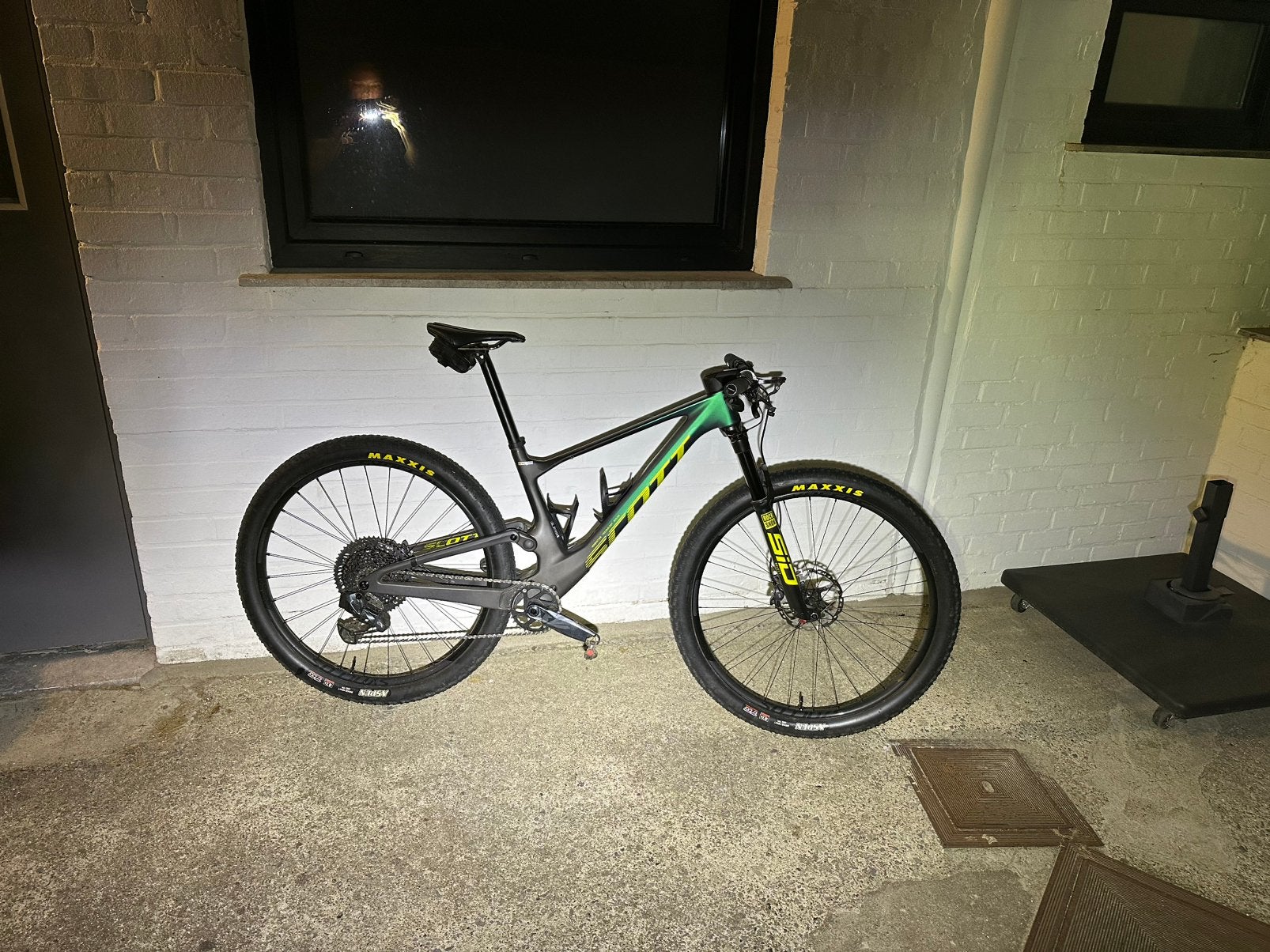 Scott Spark RC Team Issue AXS, Fietsen en Brommers, Fully, Ophalen, Gebruikt, Schijfrem