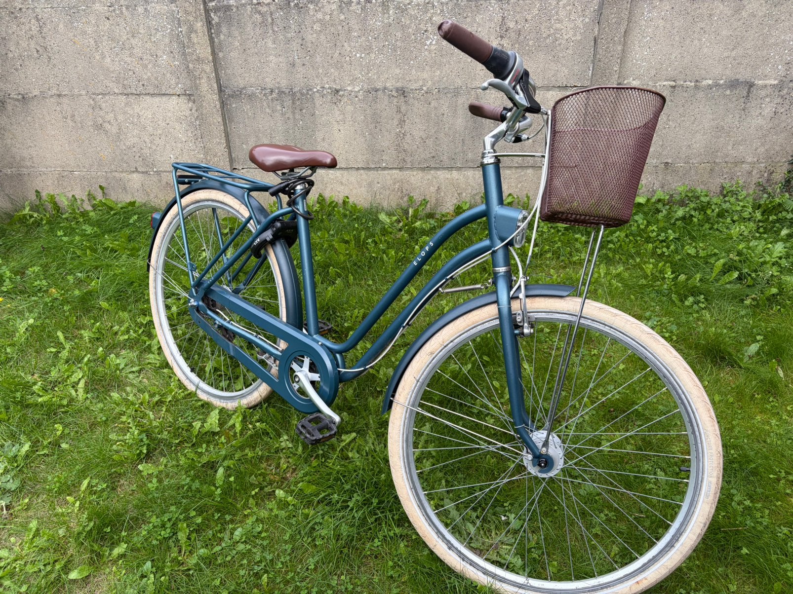 Dames fiets Decathlon Elops 540  44 inch, Fietsen en Brommers, Ophalen, Zo goed als nieuw, Overige merken, Versnellingen