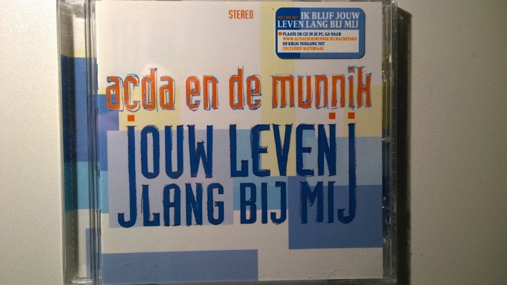 Acda en de Munnik - Jouw Leven Lang Bij Mij, Cd's en Dvd's, Ophalen of Verzenden, Zo goed als nieuw, Pop, Album
