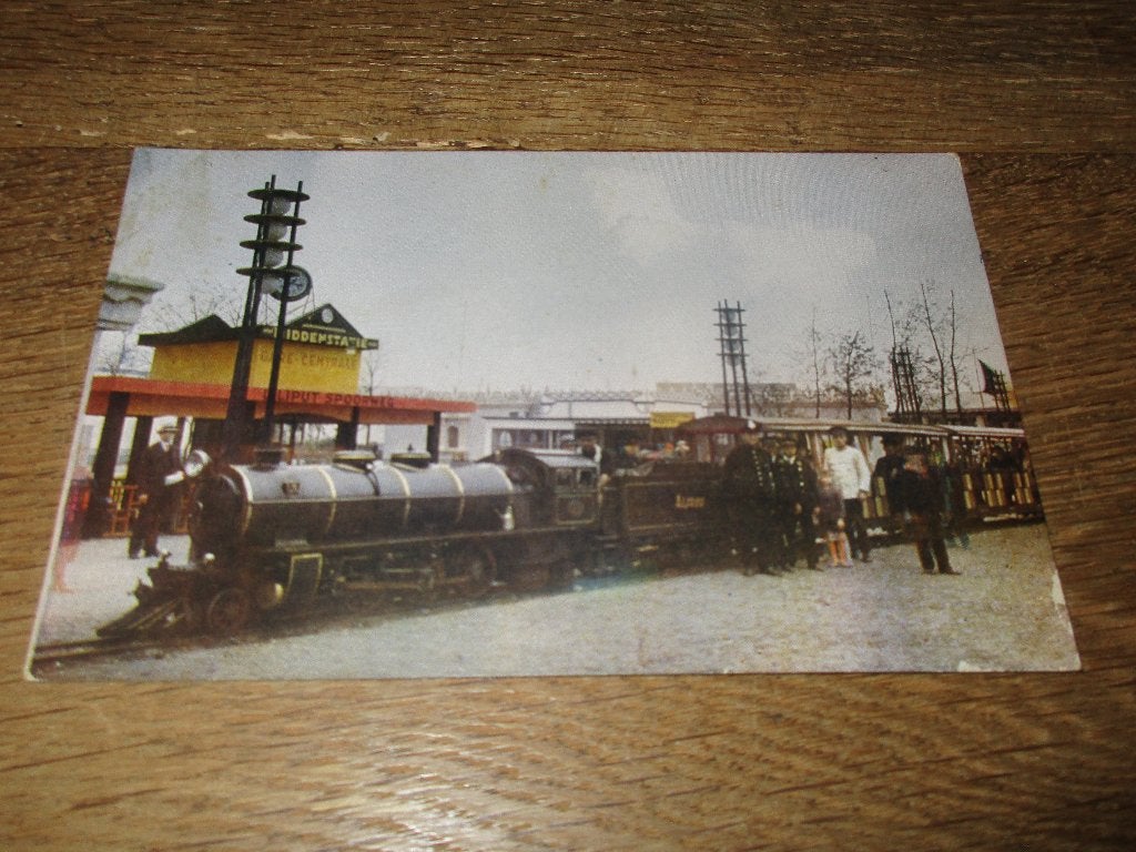 POSTKAART EXPO ANTWERPEN 1930 LILIPUT TREIN TRAIN, Verzamelen, Verzenden, 1920 tot 1940, Gelopen, Antwerpen