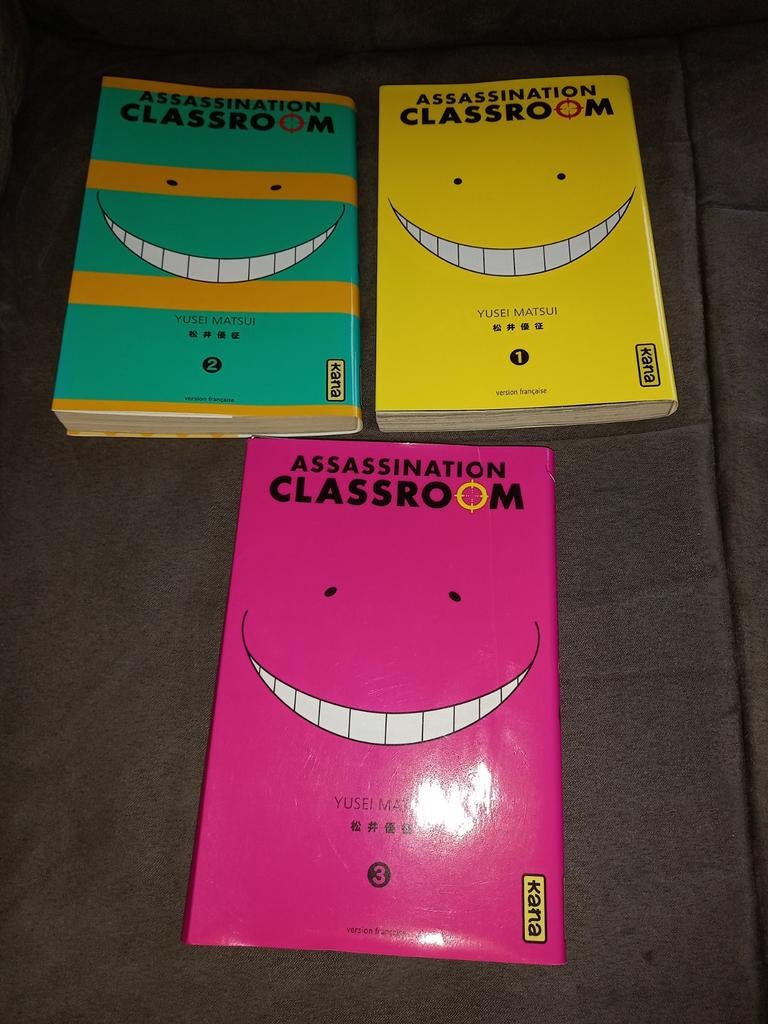 3 mangas assassination classroom, Livres, Enlèvement ou Envoi