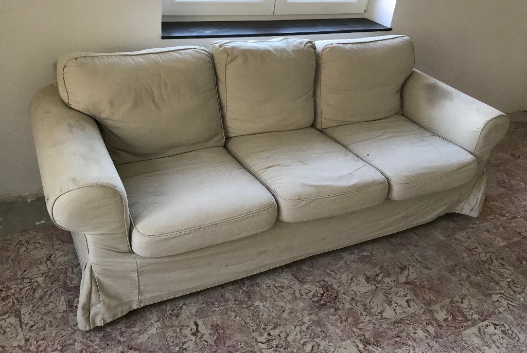 IKEA 3-zitsbank, Huis en Inrichting, Ophalen, Gebruikt, Driepersoons, 75 tot 100 cm