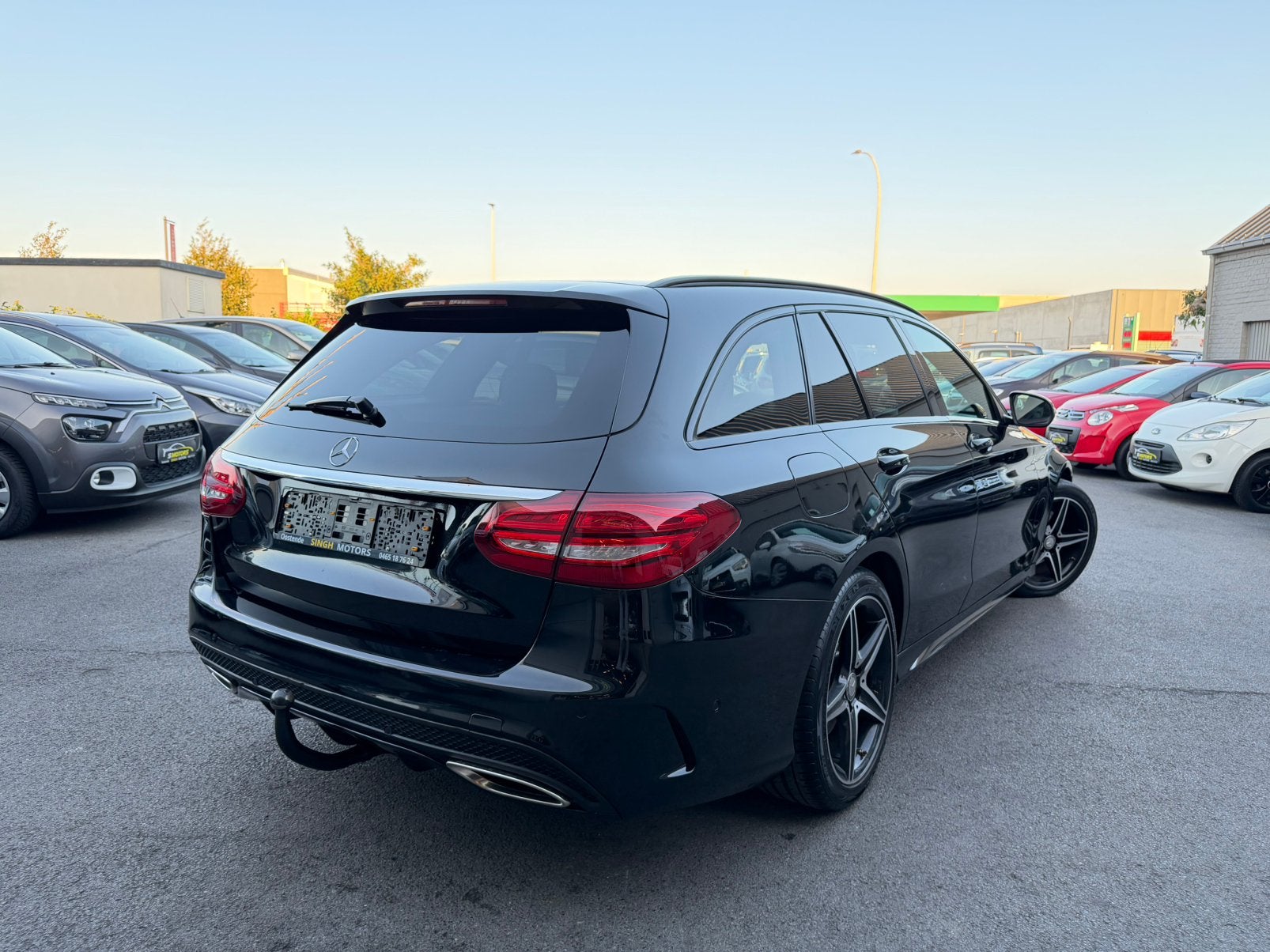 Mercedes Benz C160i AMG line | Gps | Airco *GARANTIE*, Autos, Cuir, Capteur de lumière, Achat, Euro 6
