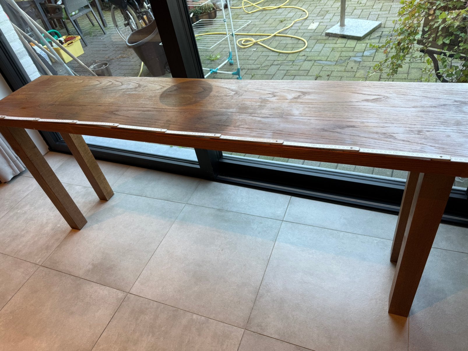Tabledish met 3 stoelen, Ophalen, Gebruikt