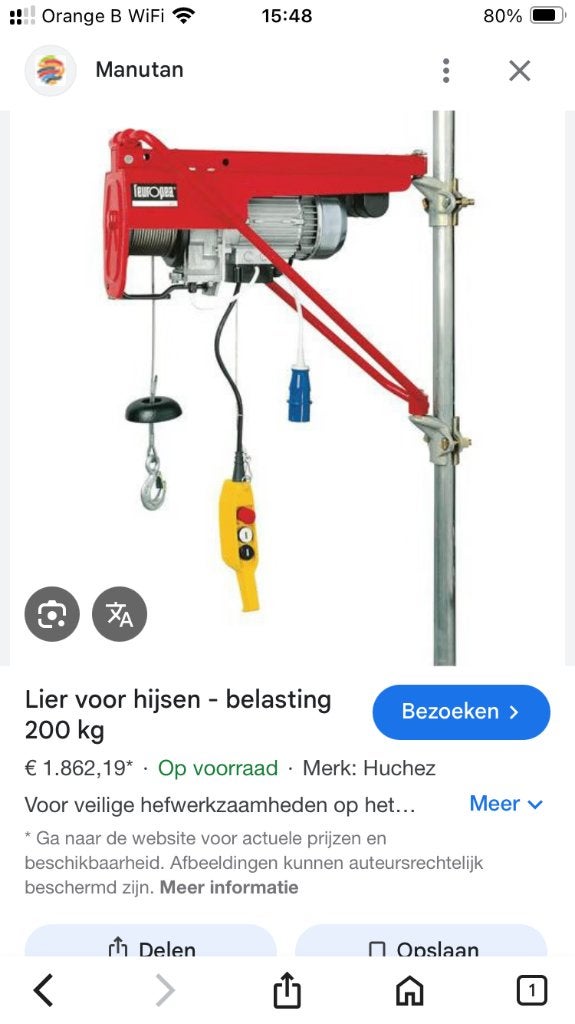 Stellingkatrol, Ophalen, Zo goed als nieuw