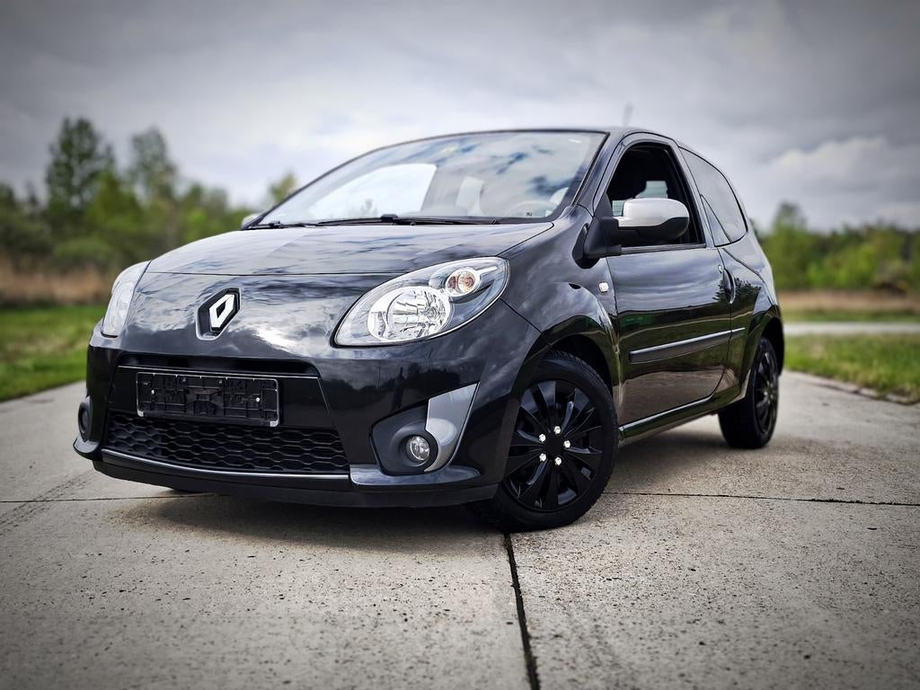 Renault Twingo sport black package 1.2 airco, Auto's, Renault, Euro 5, Zwart, Leder en Stof, Zwart
