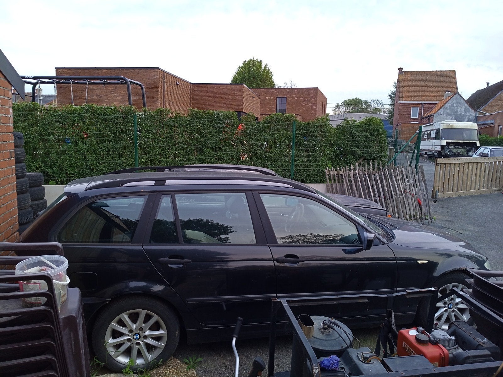 BMW  320d, Zwart, Zwart, 5 deurs, Particulier