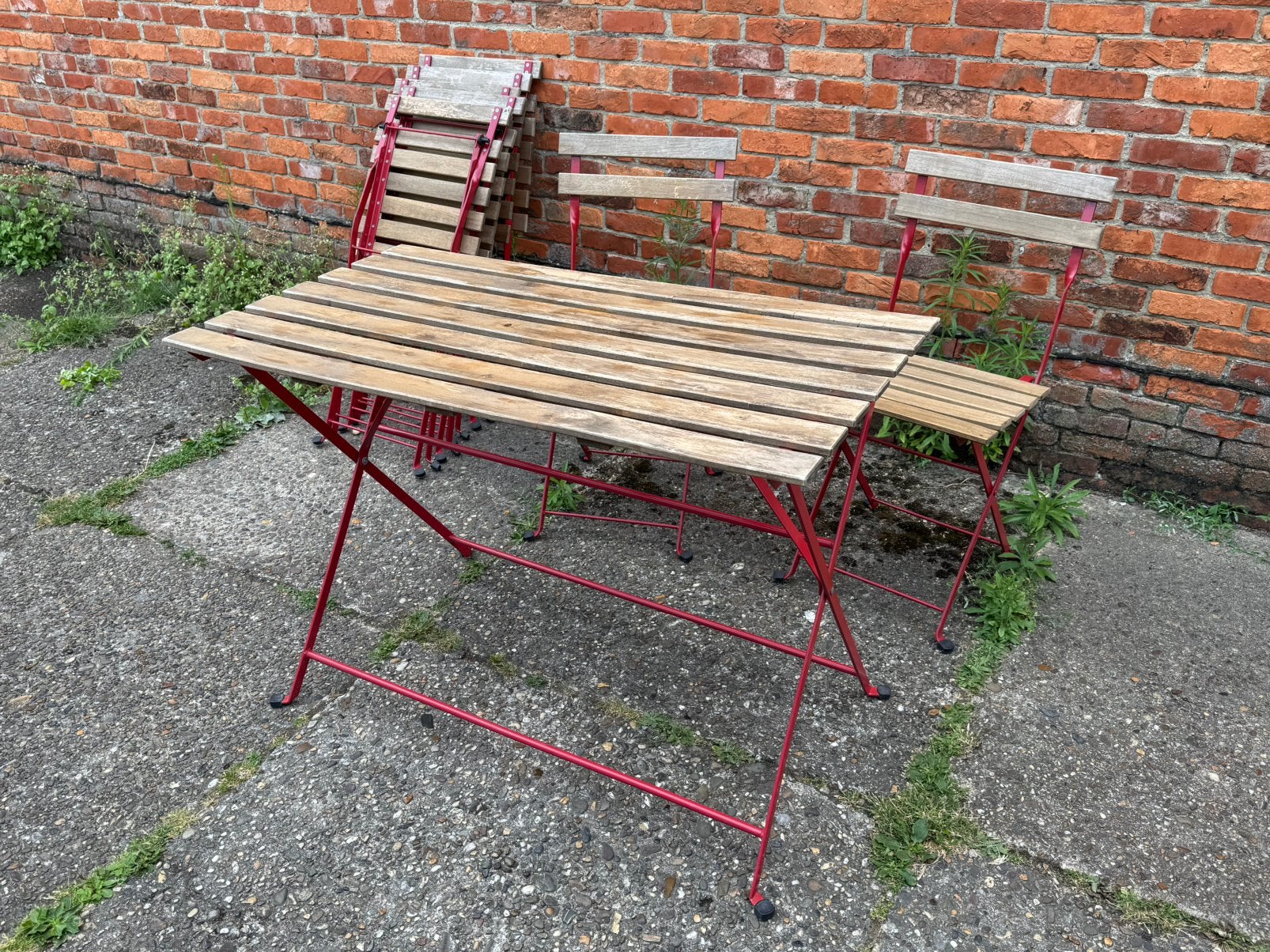 Ikea terras stoelen en tafels, Ophalen, Gebruikt, Meer dan 8 zitplaatsen, Tuinset