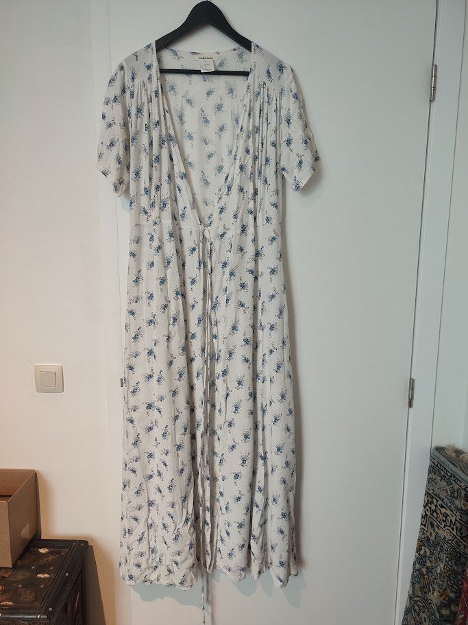 Untold Stories Maxi Wikkeljurk  – Maat M, Kleding | Dames, Wit, Ophalen of Verzenden, Zo goed als nieuw, Onder de knie