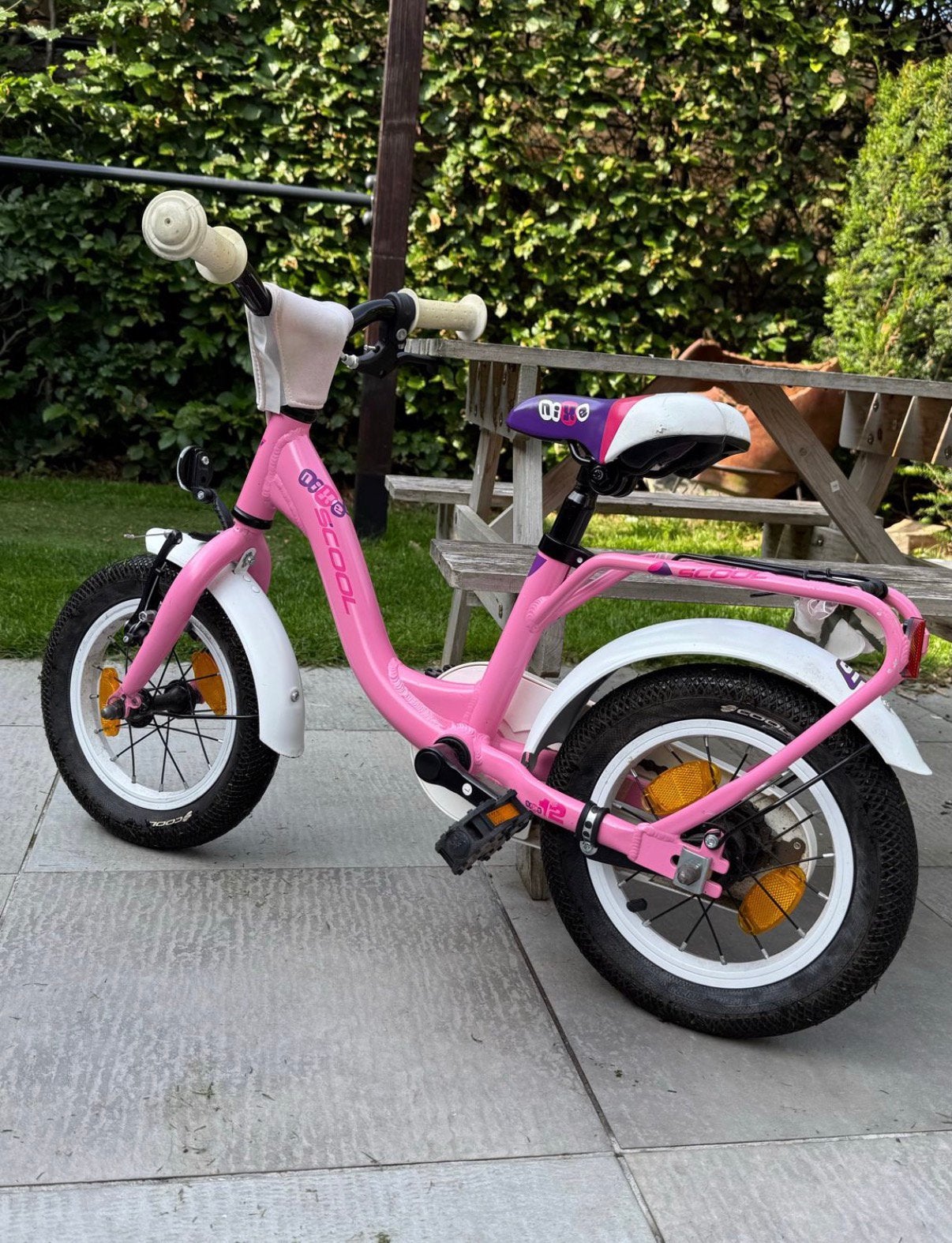 Kinderfiets s’cool, Ophalen, Terugtraprem, Zijwieltjes, Minder dan 16 inch