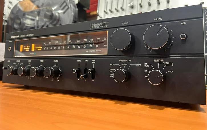Receiver ARISTONA AR2400 black, Audio, Tv en Foto, Versterkers en Ontvangers, Zo goed als nieuw, Ophalen of Verzenden