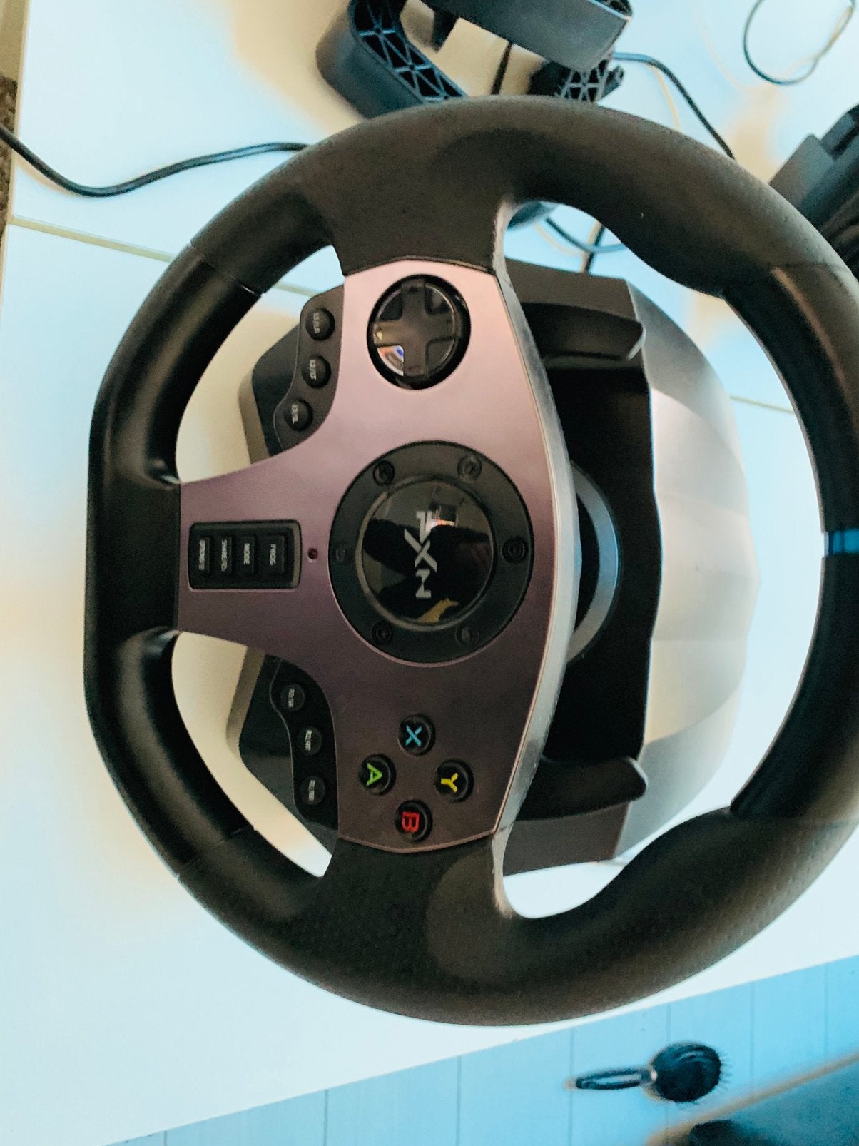 Pxn v9 stuur wiel voor ps4 pc, Games en Spelcomputers, Spelcomputers | Sony Consoles | Accessoires, Ophalen of Verzenden, Zo goed als nieuw