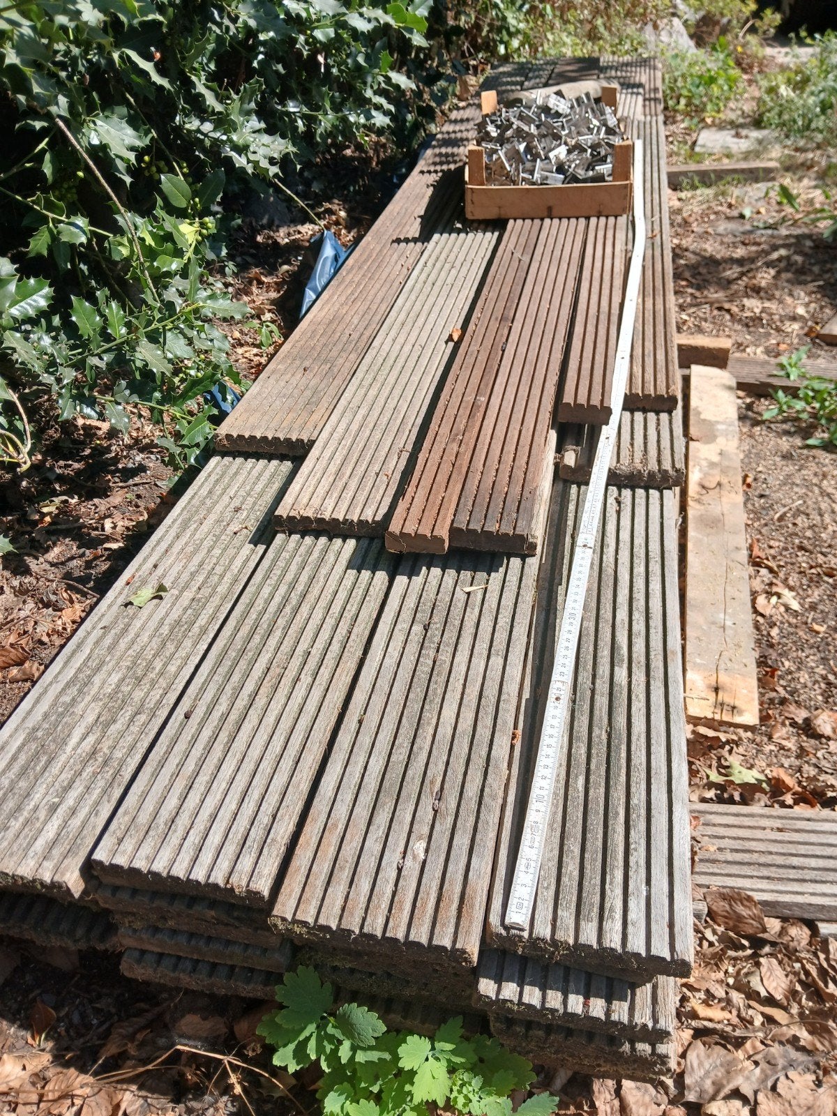 bankirai terrasplanken, Ophalen, Zo goed als nieuw, Hout