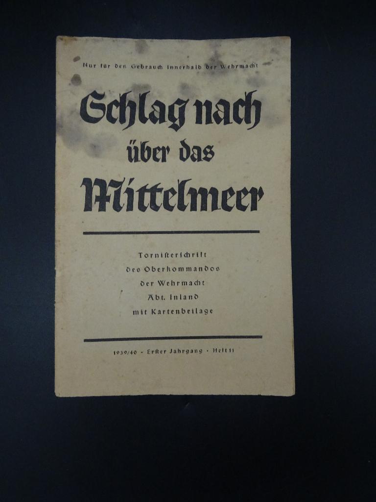 Duitse Tornisterschrift wo2 (32/2), Ophalen of Verzenden, Landmacht, Boek of Tijdschrift