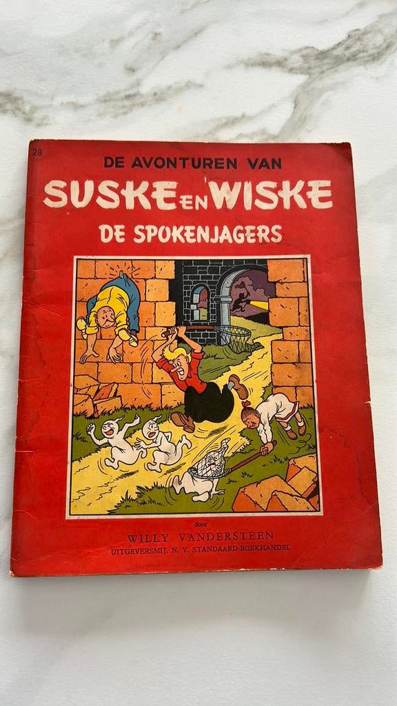 Suske en wiske spokenjagers herdruk 1957, Boeken, Stripverhalen, Ophalen of Verzenden, Gelezen