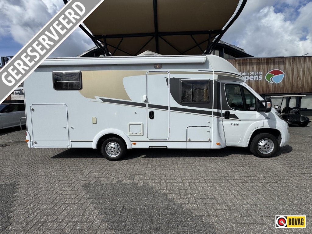 Carado T 448, Fiat, Caravanes & Camping, Camping-cars, Jusqu'à 4, Auvent, Toilette à cassette, Boîte manuelle