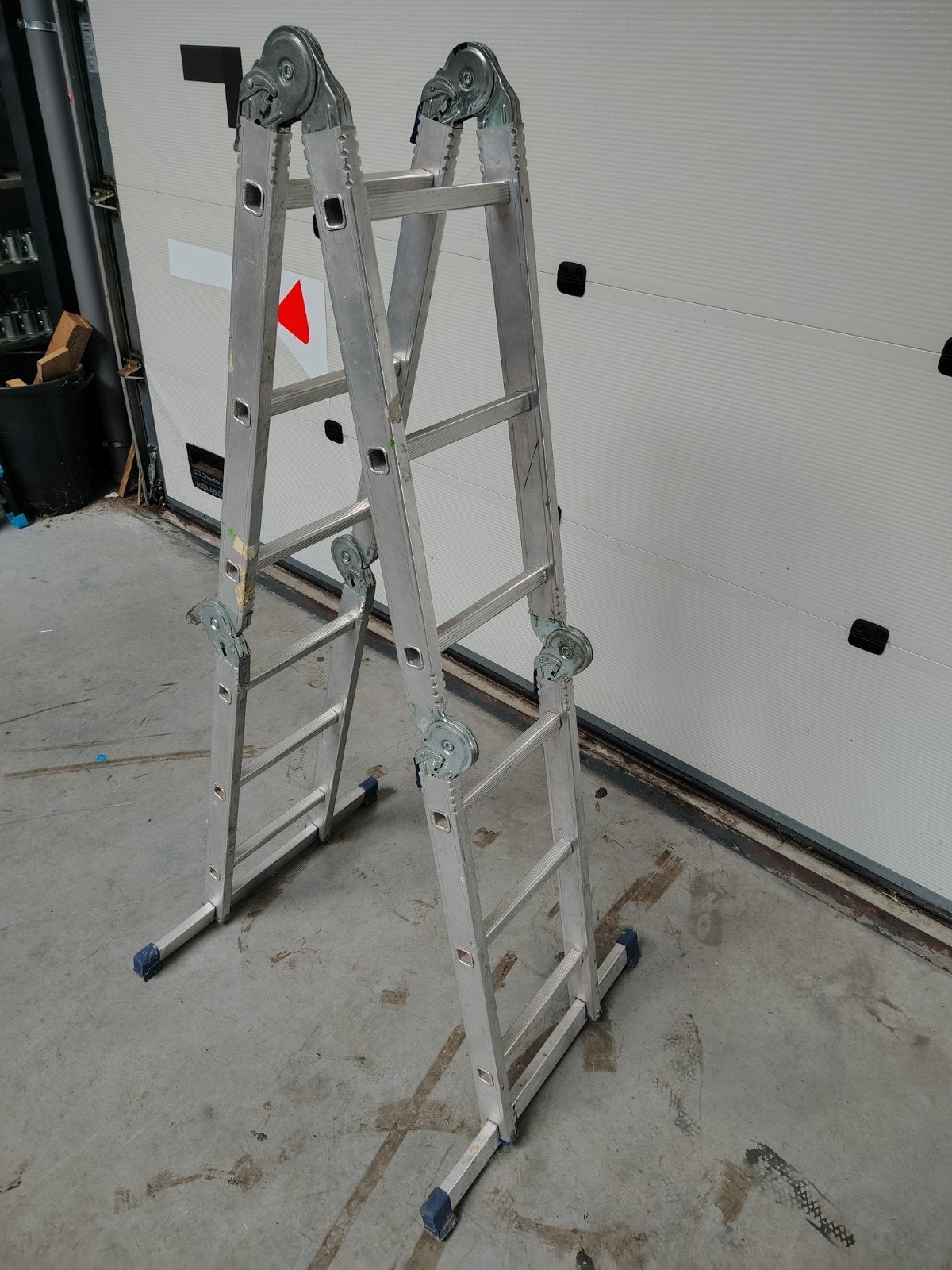 vouwladder, Doe-het-zelf en Bouw, Ophalen, Gebruikt, Ladder, Opvouwbaar of Inschuifbaar