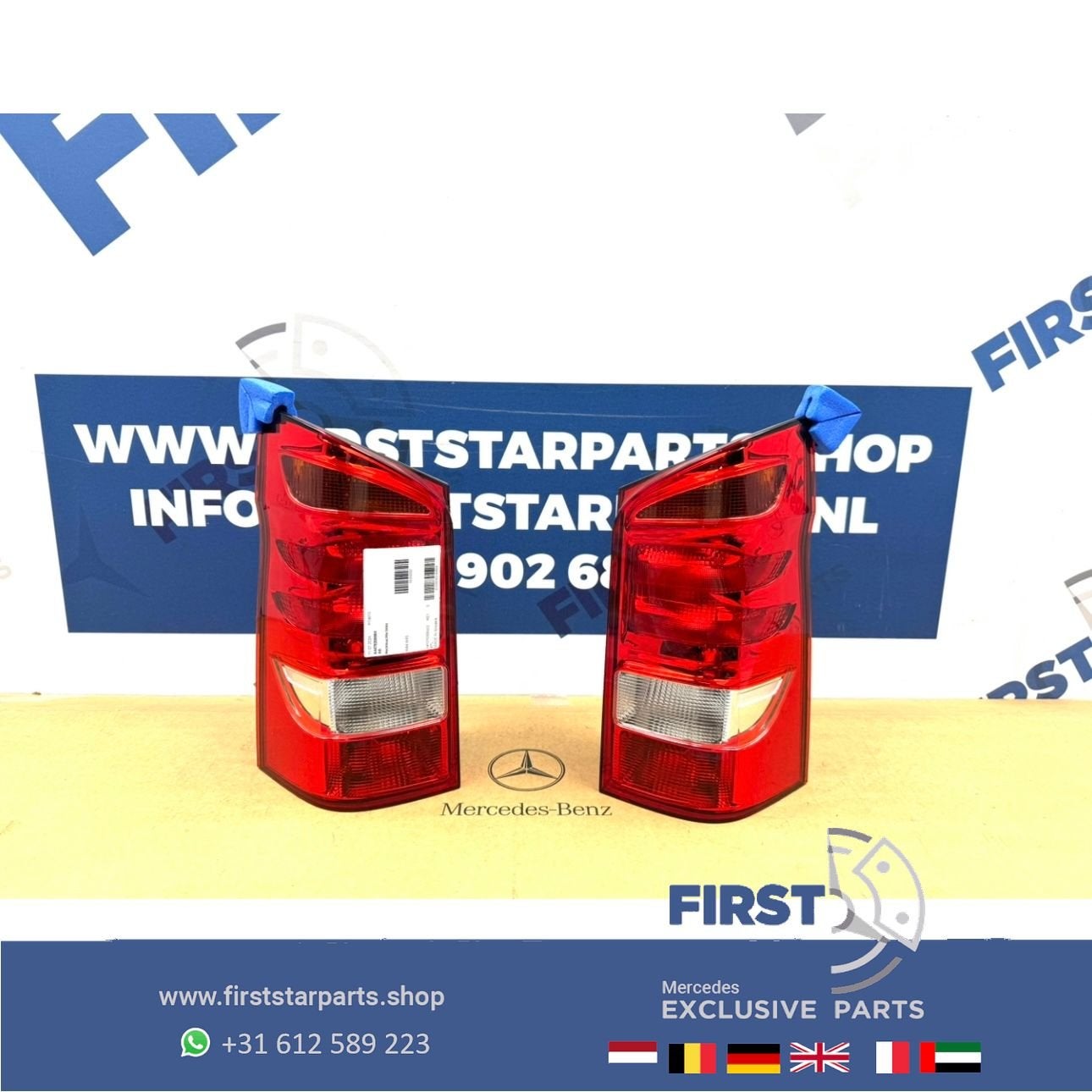 W447 ACHTERLICHT V KLASSE LINKS RECHTS SET Mercedes VKlasse, Auto-onderdelen, Gebruikt, -, Ophalen of Verzenden, -