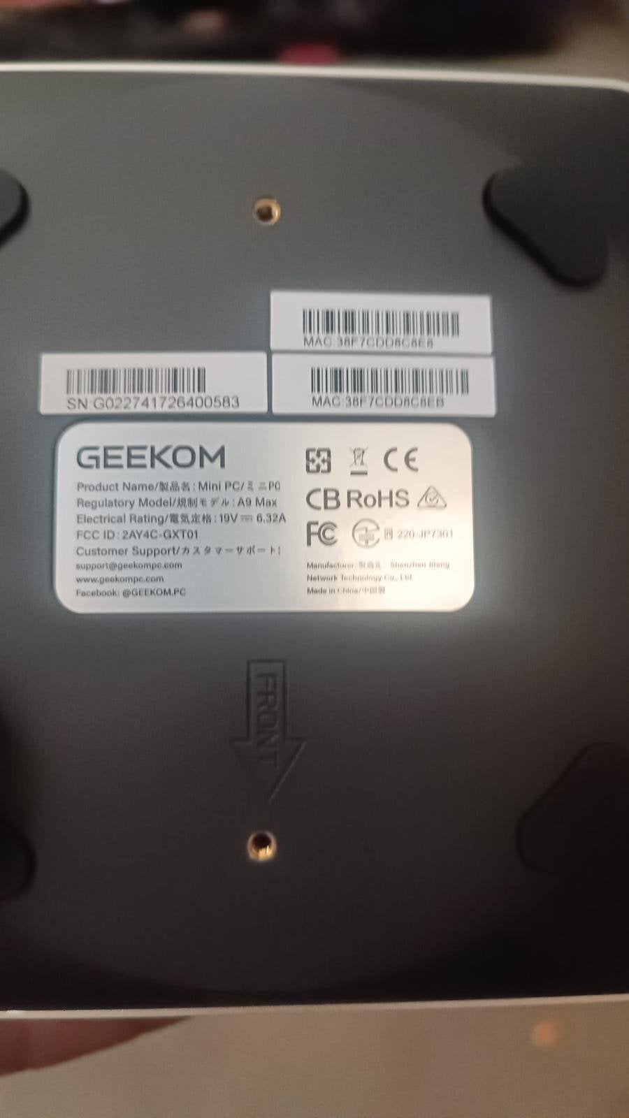 Mini PC GEEKOM A9 Max - AMD Ryzen AI 9 - NEUF, Auto diversen, Carkits, Ophalen of Verzenden, Zo goed als nieuw