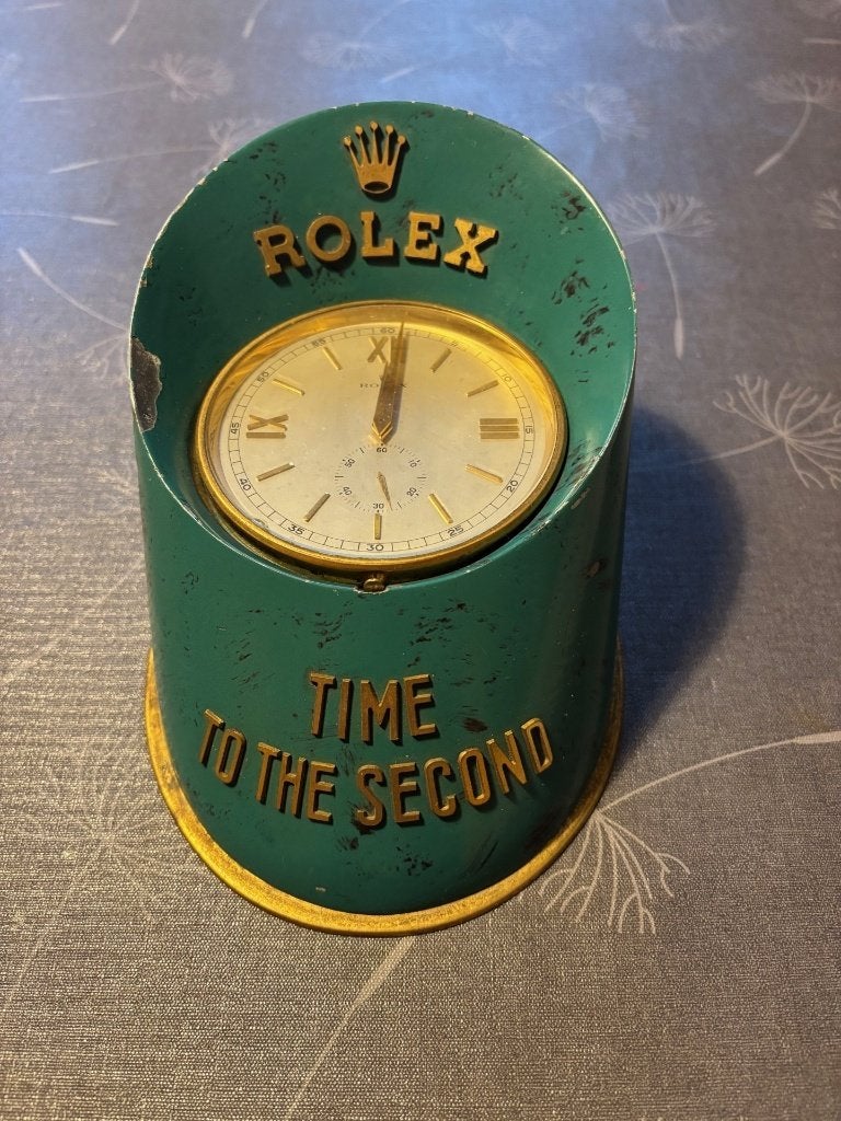 Exceptionnel : Horloge Rolex « Sabot » - Circa 1960, Bijoux, Sacs & Beauté, Montres | Anciennes | Antiquités, Autres marques, Acier