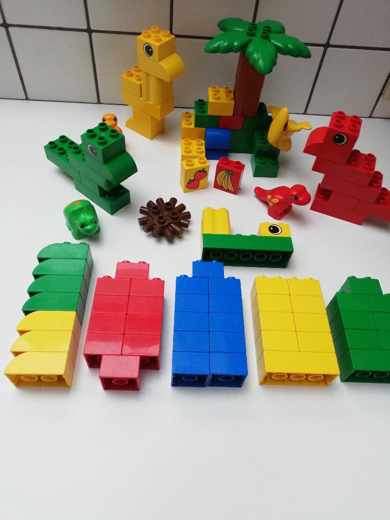 duplo 1781 dino babys met mama, Gebruikt, Ophalen of Verzenden, Compleet, Duplo