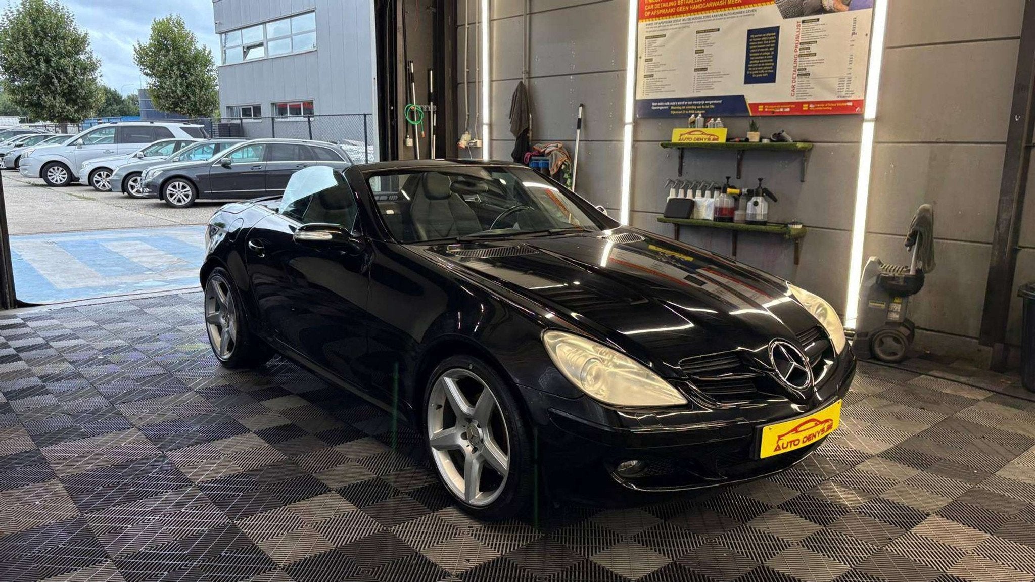 Mercedes-Benz SLK SLK200 1.8 benzine manueel 158893km cabrio, Autos, Achat, Entreprise, 1796 cm³, Euro 4
