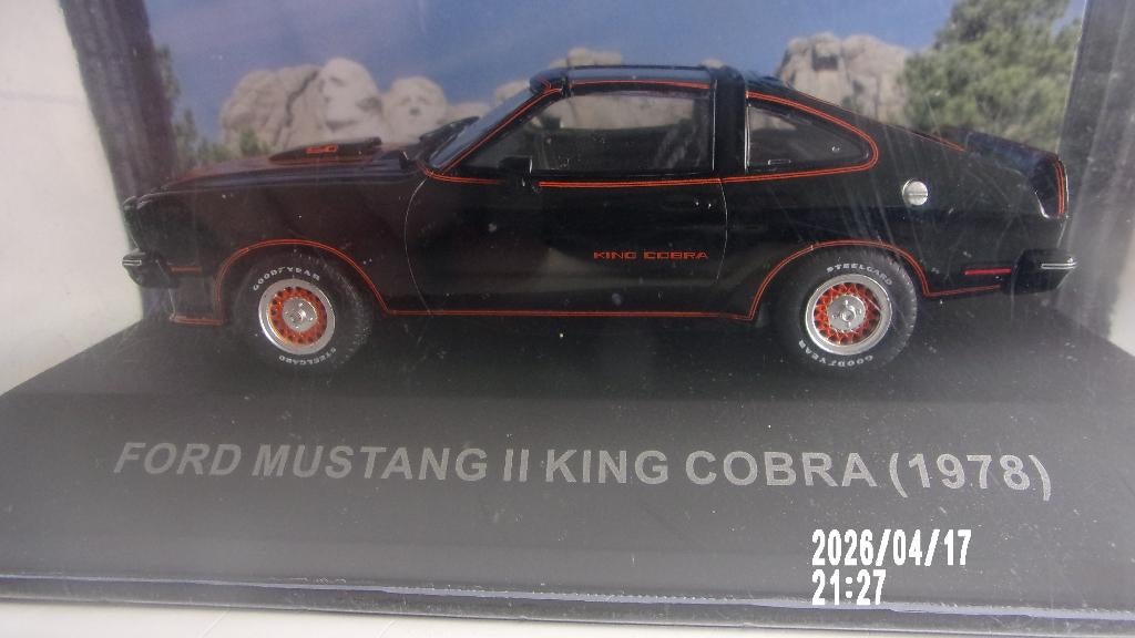 MUSTANG 2 KING COBRA 1978. 1/43 NEUVE SCELLEE, Ophalen of Verzenden, Nieuw, Auto, Overige merken