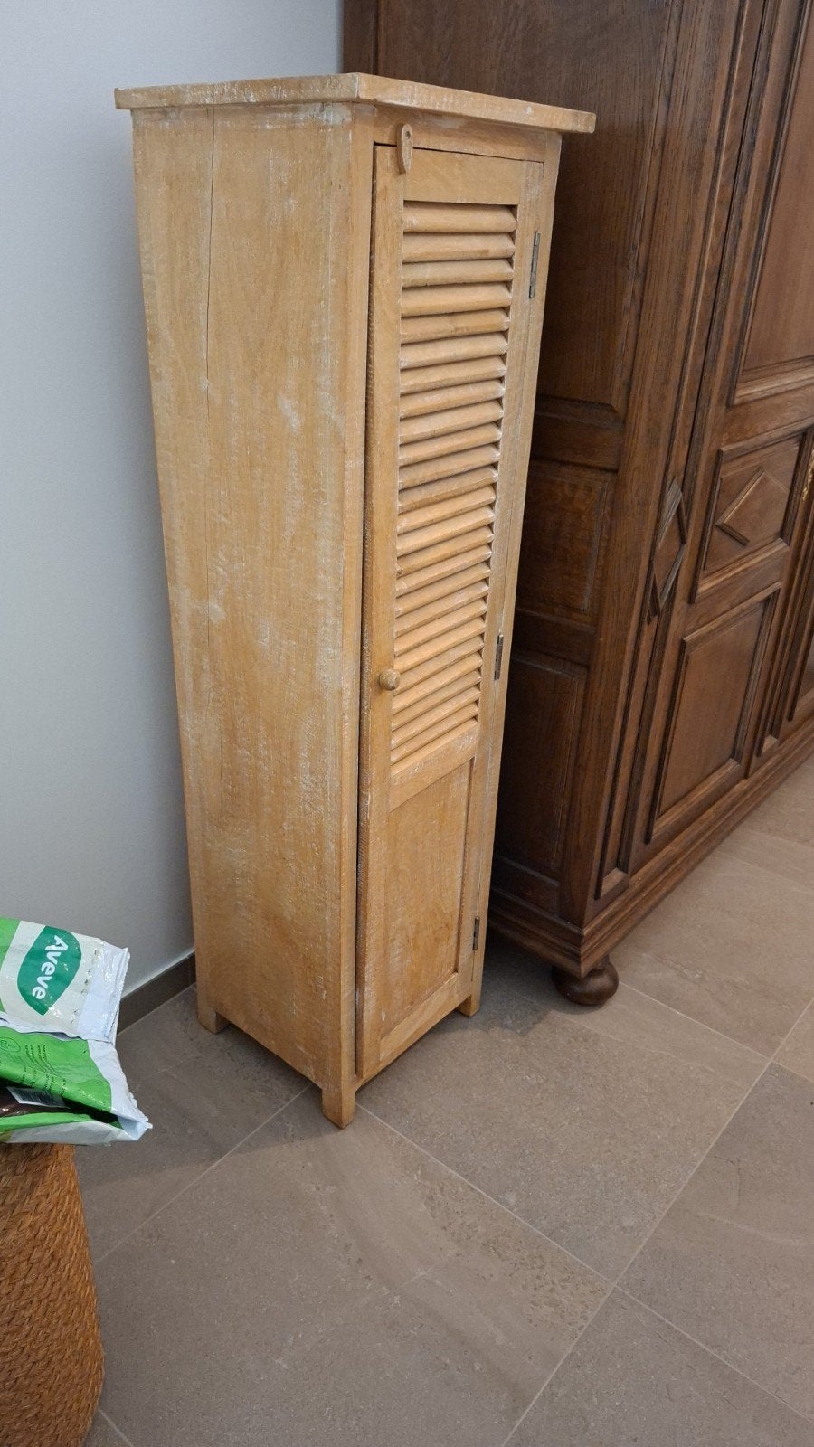 Leuk opbergkastje., Huis en Inrichting, Kasten | Ladekasten, Ophalen, Minder dan 50 cm, 100 tot 150 cm, Teakhout
