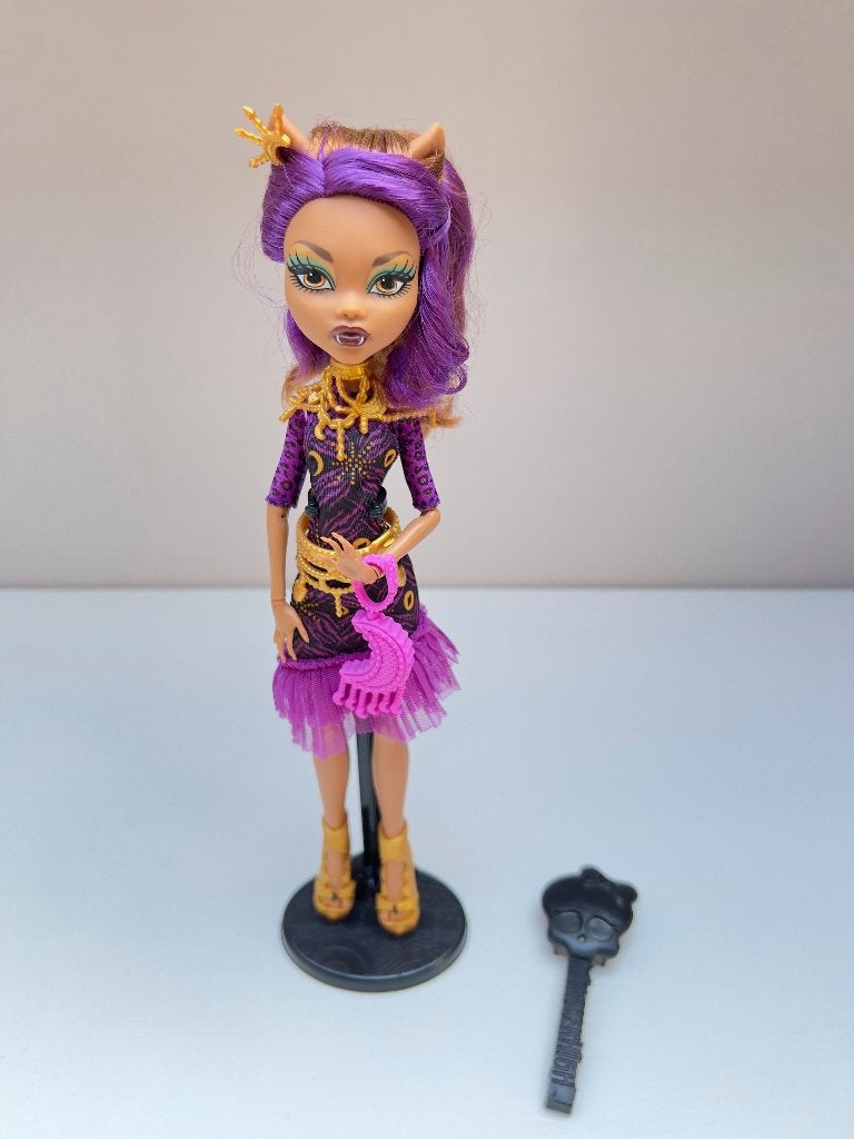 Monster High Clawdeen Wolf Frights Camera Action G1 complète, Enlèvement ou Envoi, Comme neuf, Fashion Doll