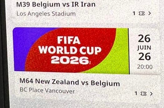 België Nieuw-Zeeland FIFA1x België, Juni