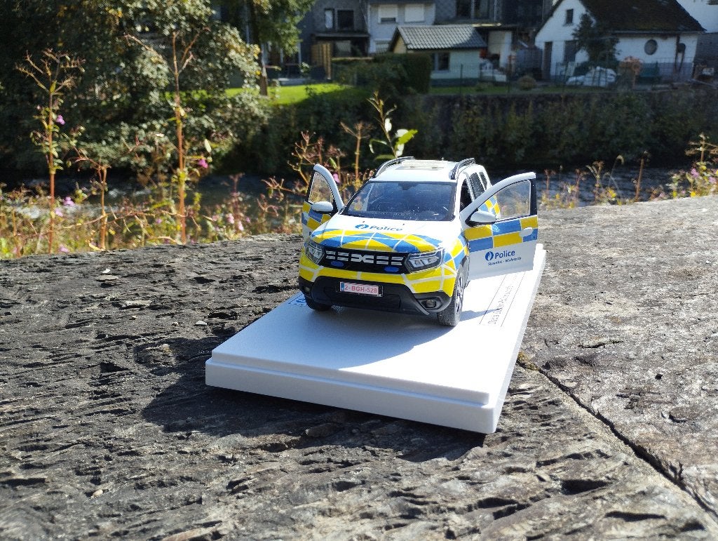Dacia Duster Police  Belge 1/18, Enlèvement ou Envoi, Neuf, Voiture, Solido