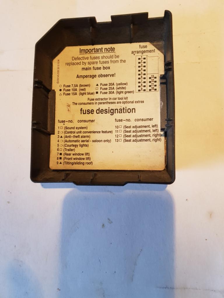 Deksel v Zekeringkastje oldtimer., Auto-onderdelen, Ophalen of Verzenden