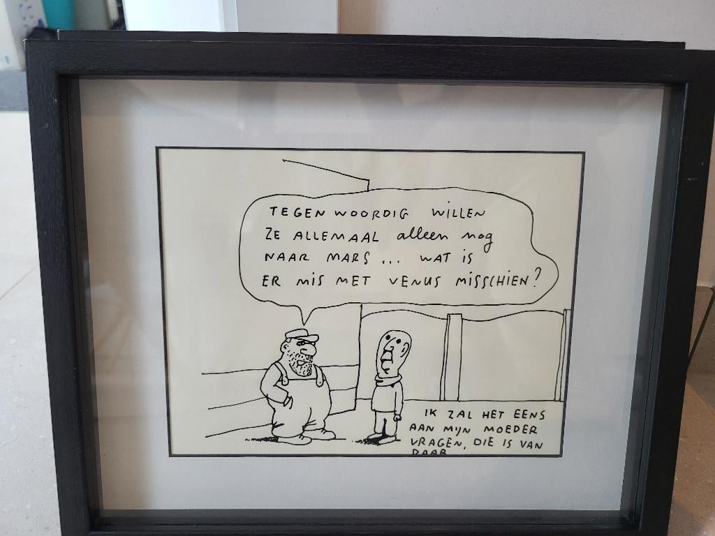 Cartoon KAMA origineel, Ophalen of Verzenden