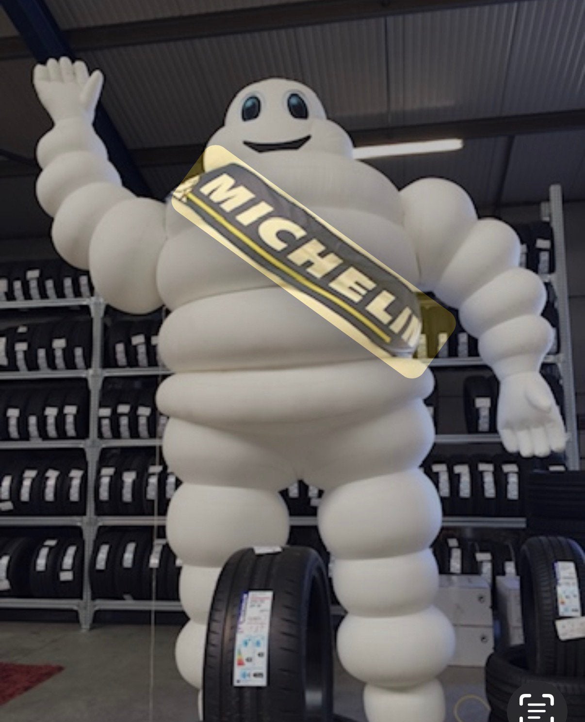 Bibendum gonflable avec moteur, Hobby & Loisirs créatifs, Enlèvement ou Envoi, Comme neuf