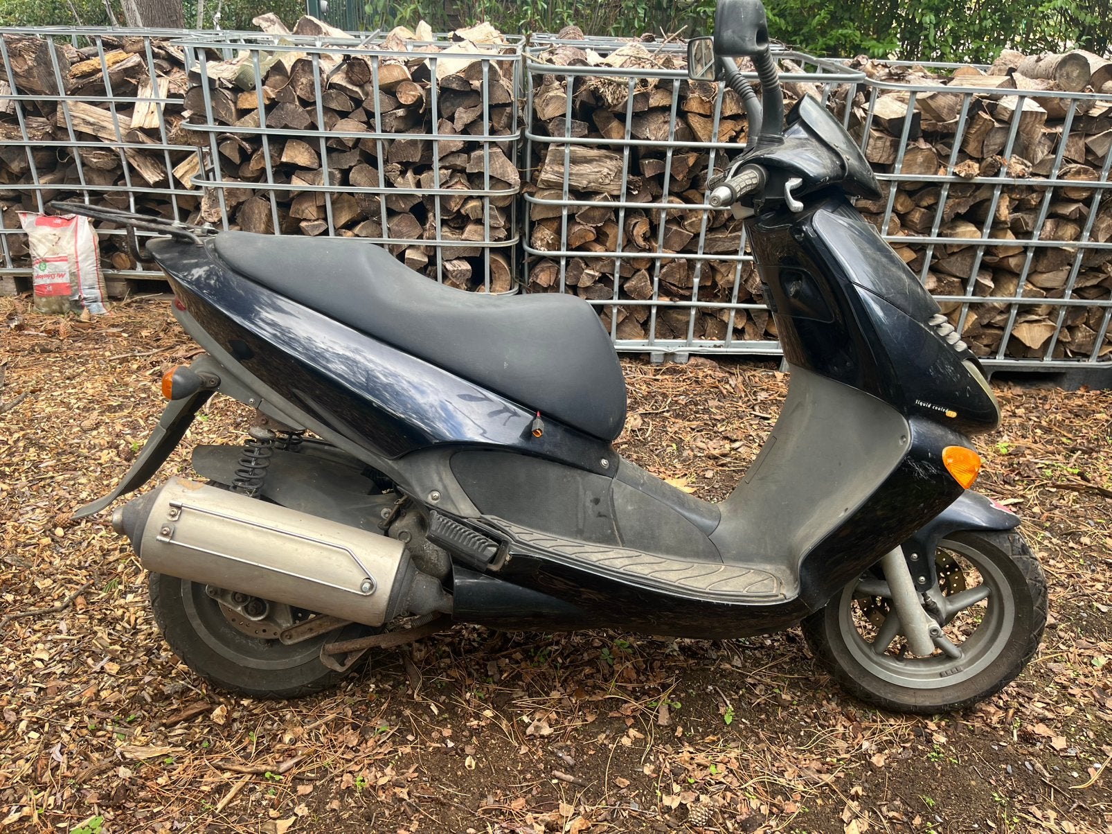 Aprilia Leonardo 150 zwarte PAPIERLOZE scooter, Fietsen en Brommers, Ophalen, Gebruikt