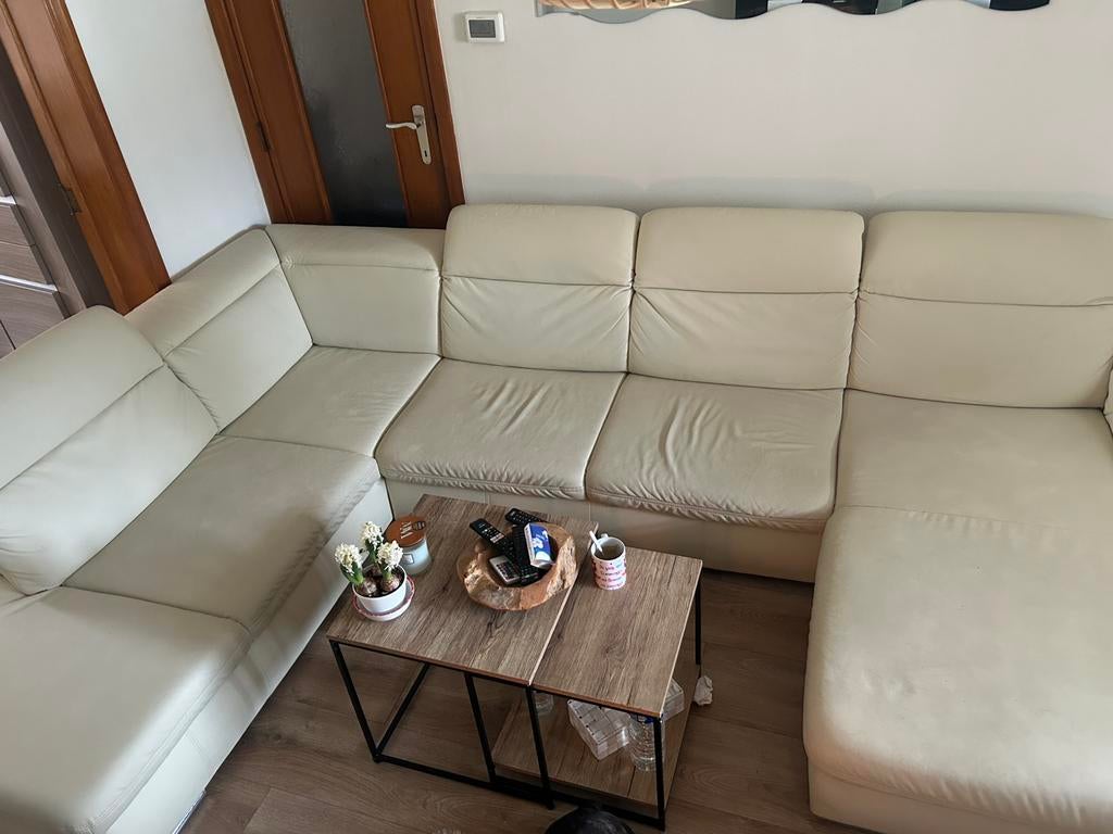 Canapé en U, Maison & Meubles, Canapés | Coins salons complets, Enlèvement, Utilisé, Cuir