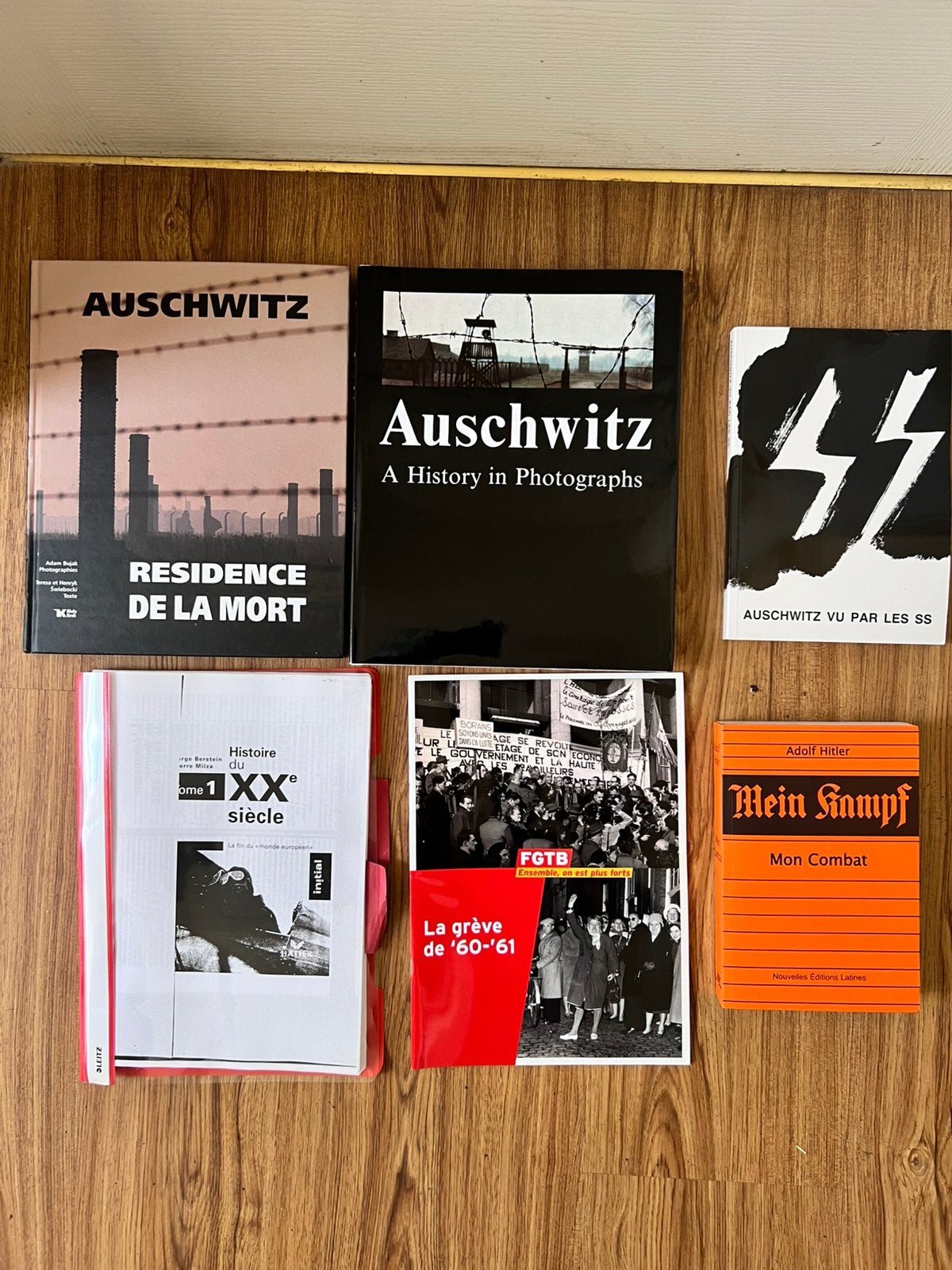 6 livres sur l’histoire de la seconde guerre mondiale, Enlèvement ou Envoi, Comme neuf